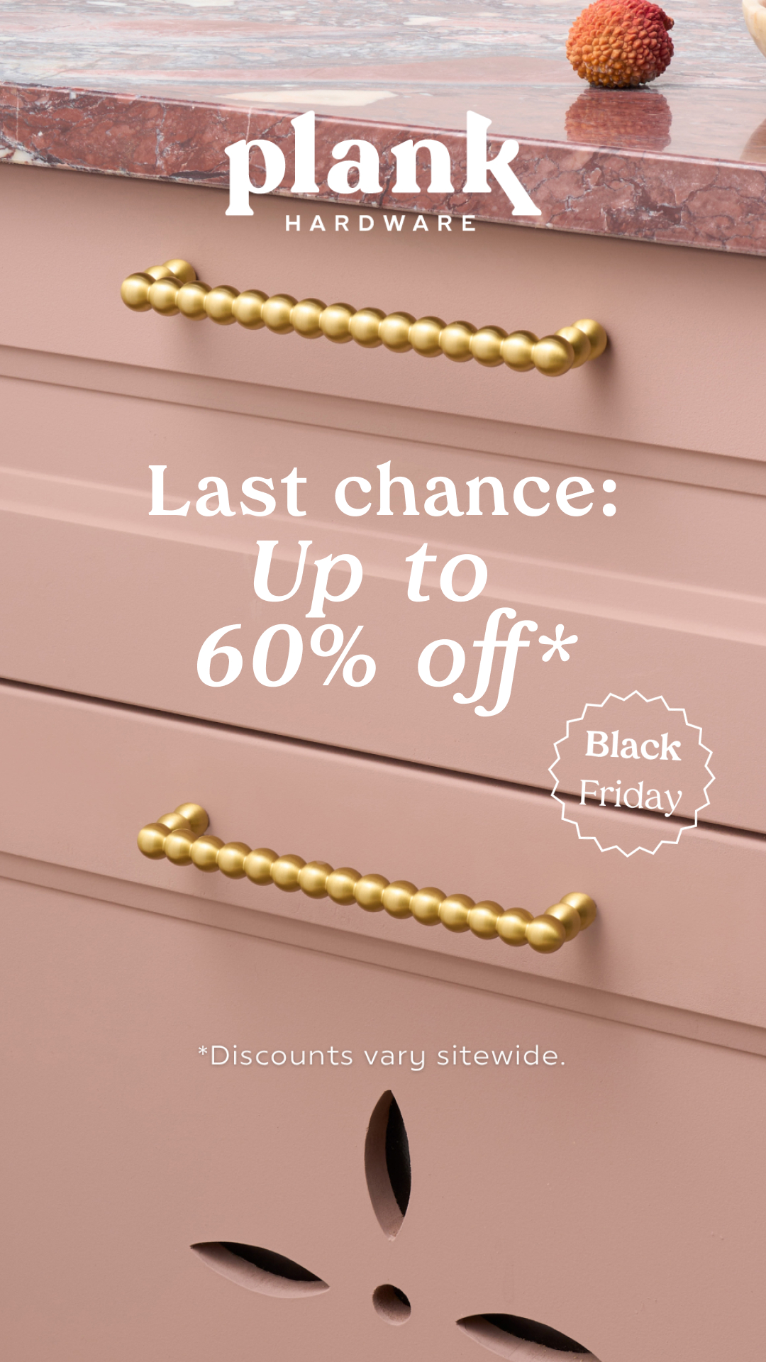 Plank Hardware Black Friday ad