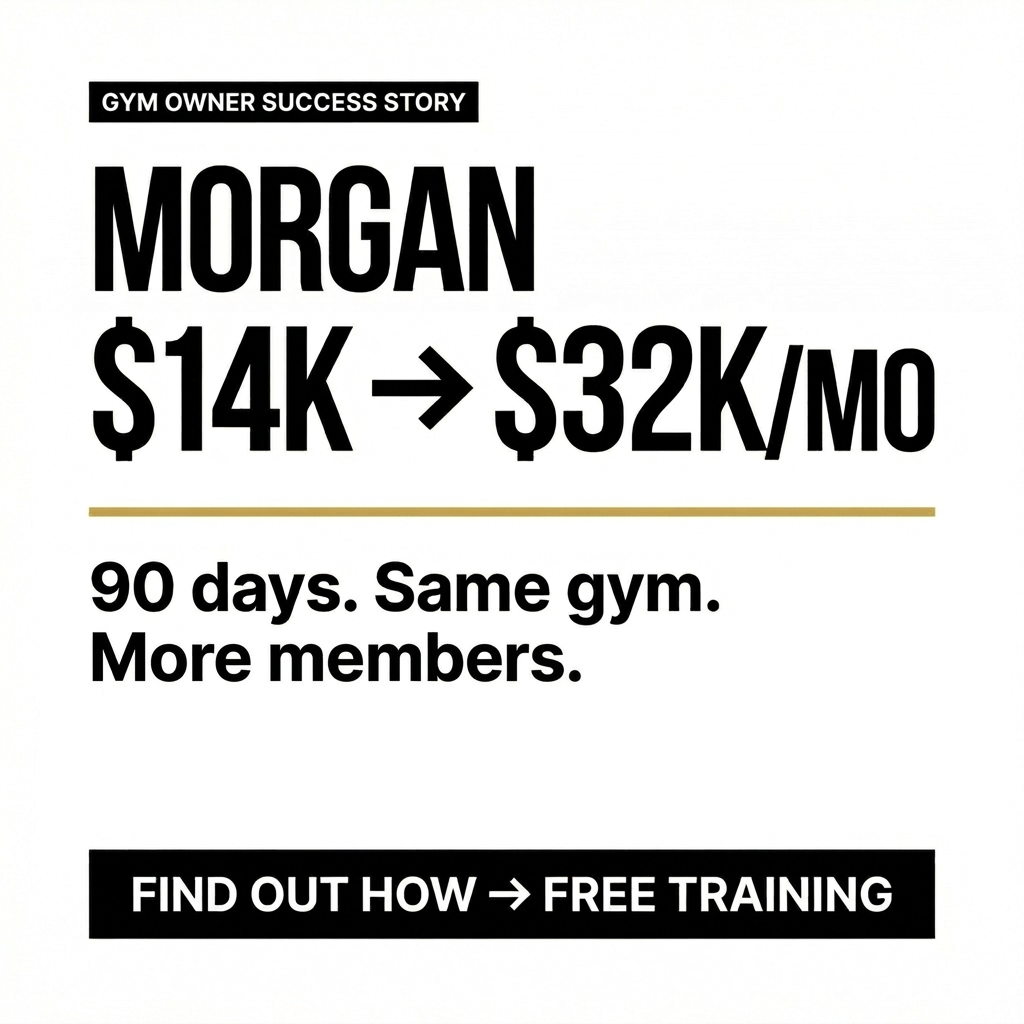 Gym Launch image ad example