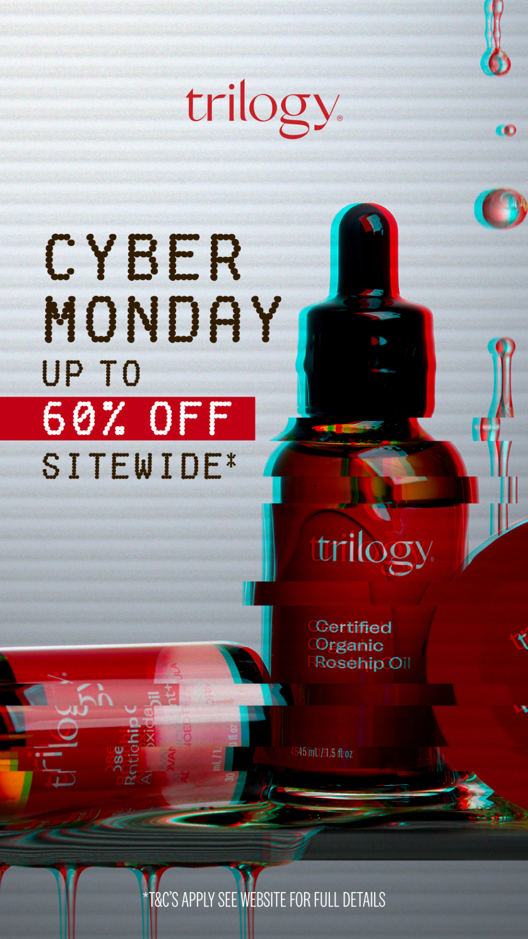 Trilogy Natural Skincare Black Friday ad