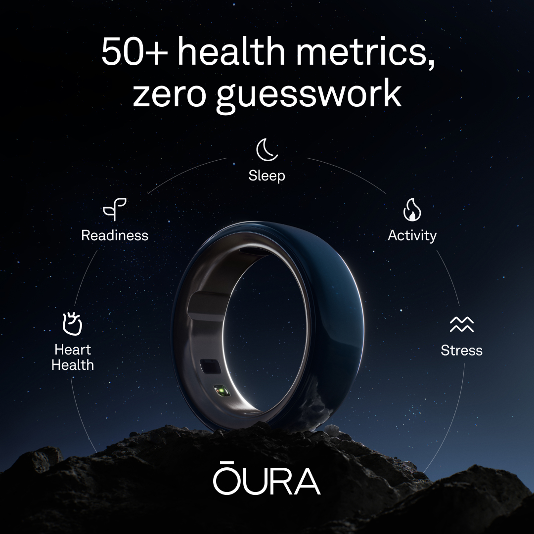 Oura Ring image ad — Track 50+ Health Metrics