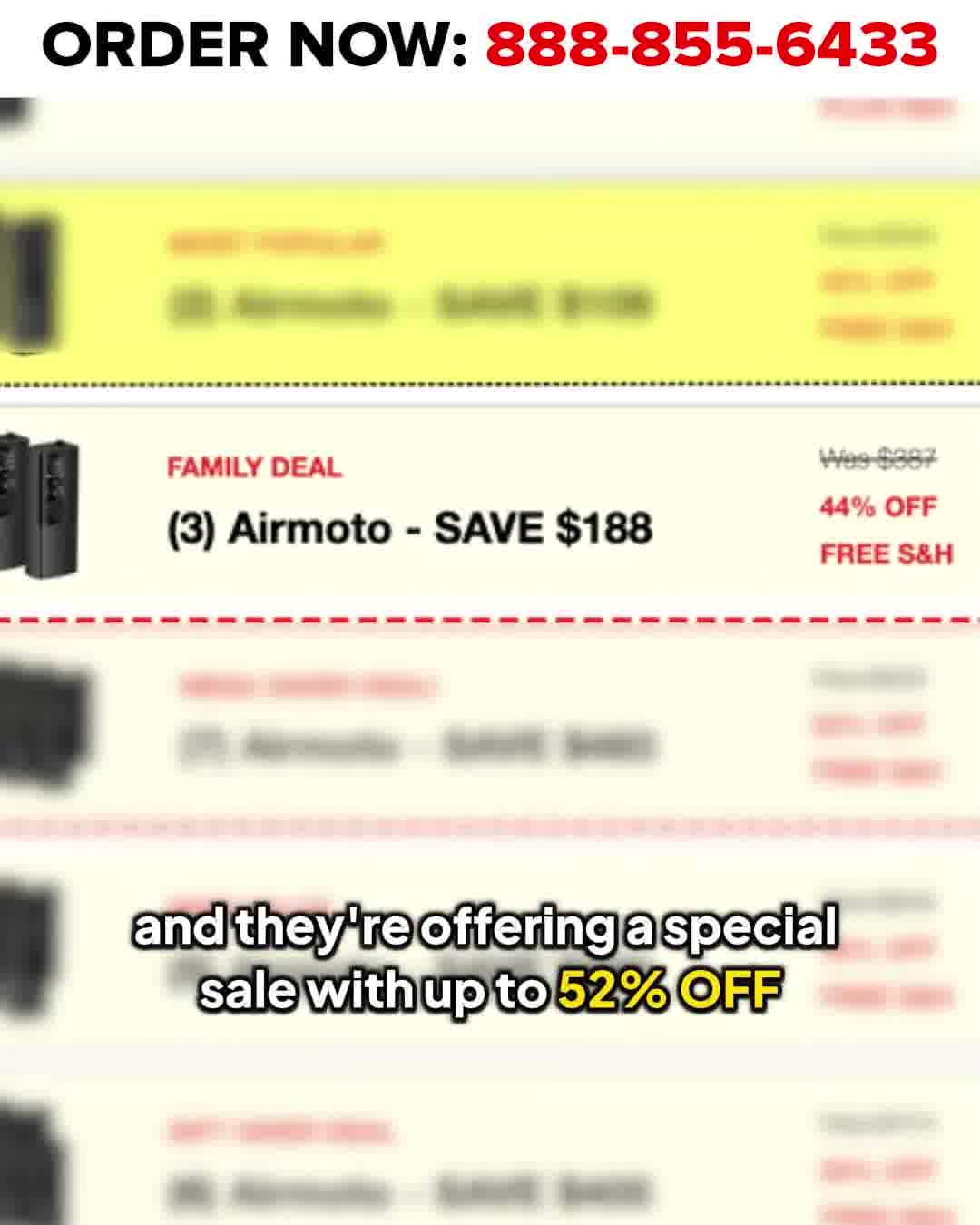 Airmoto ad — On Sale, Limited Stock