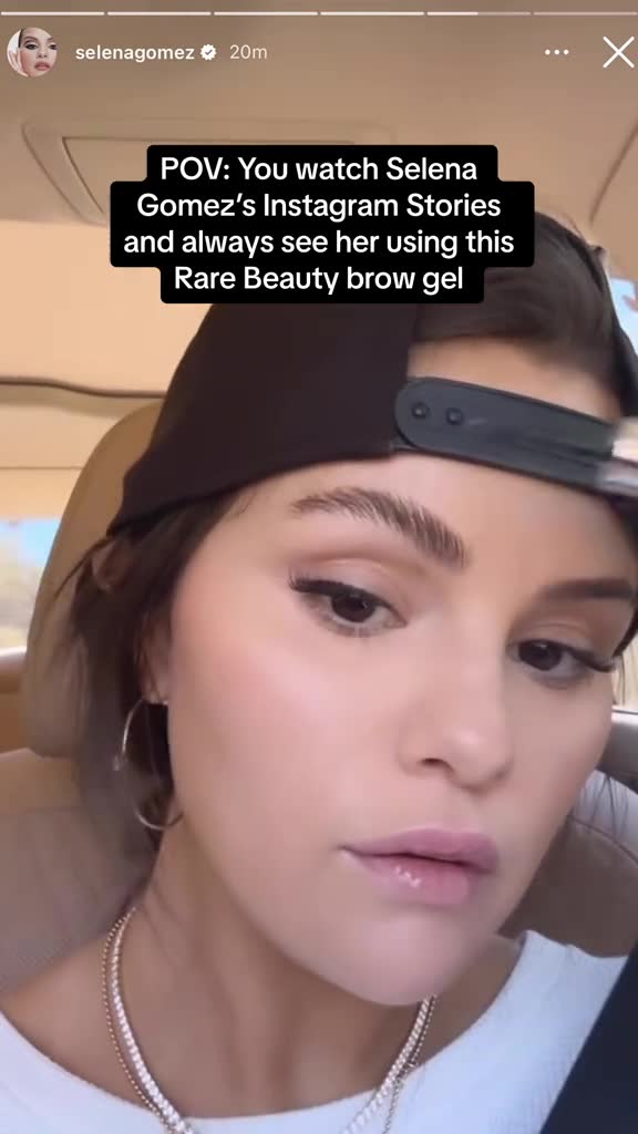 Rare Beauty video ad — Brow Harmony Lifting Gel
