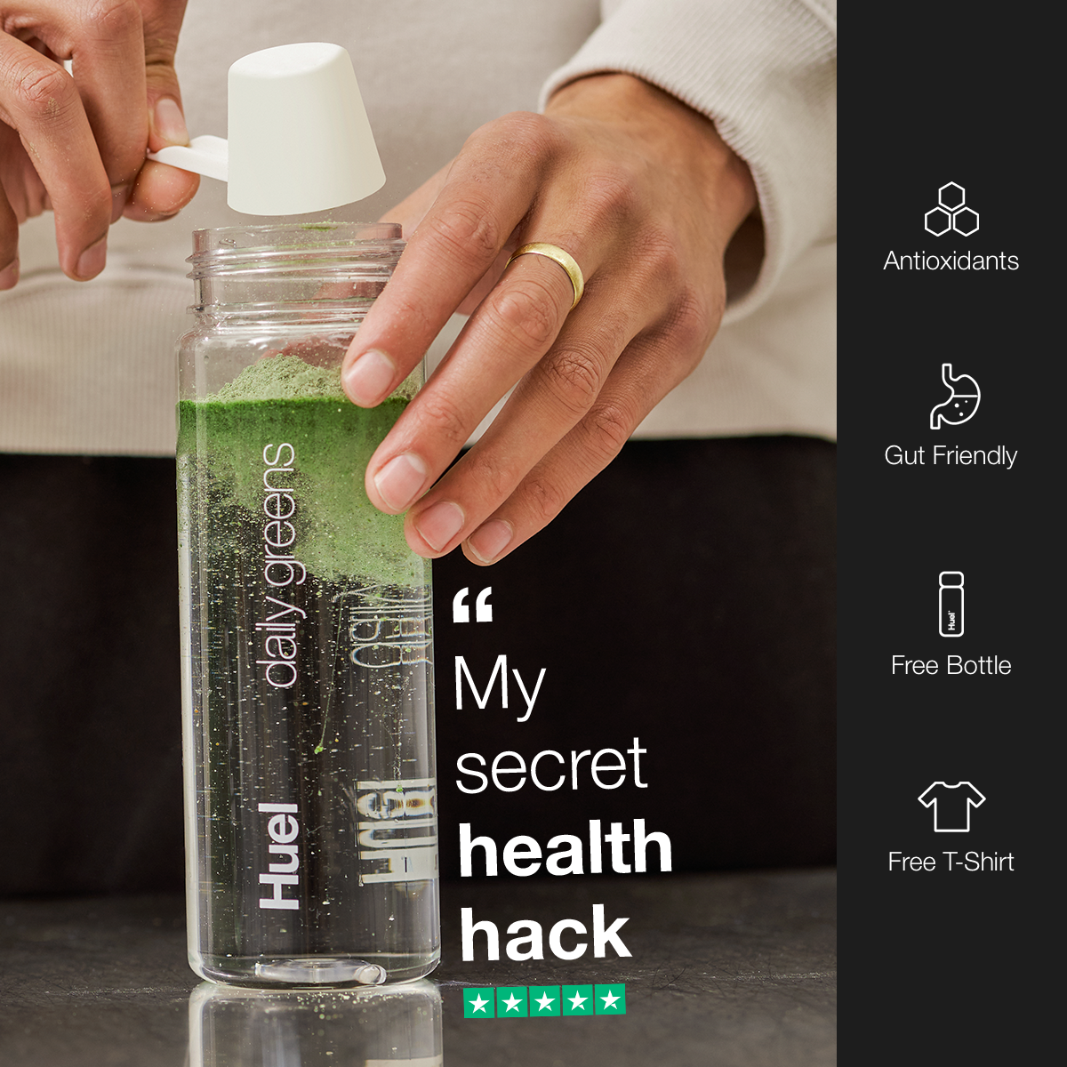 Huel image ad — Grab Your Free Welcome Pack