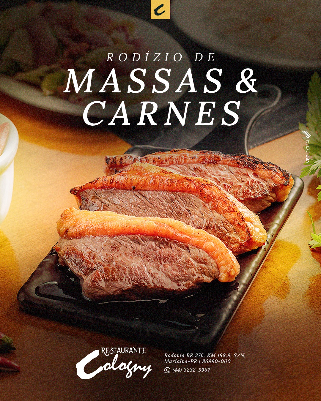 Restaurante Cologny image ad example