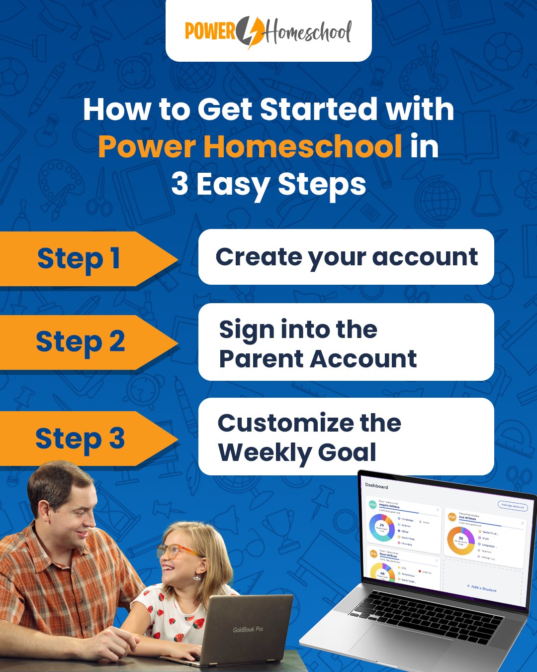 Power Homeschool image ad example