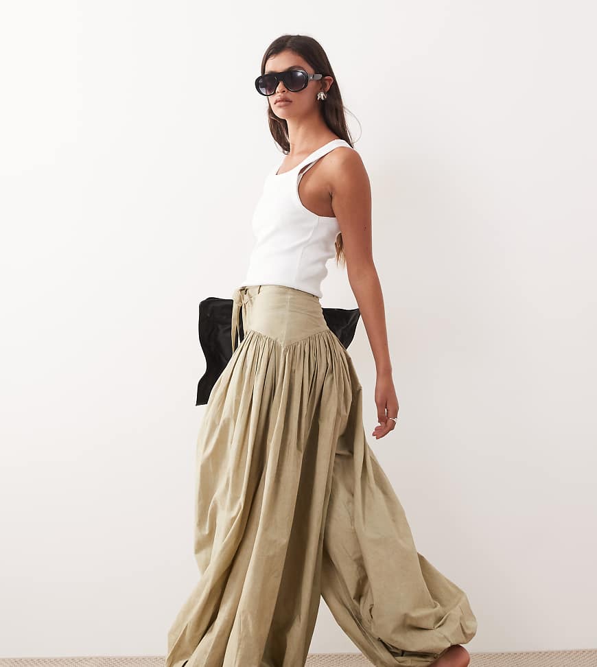 ASOS image ad — ARRANGE Utility Pleated Pants