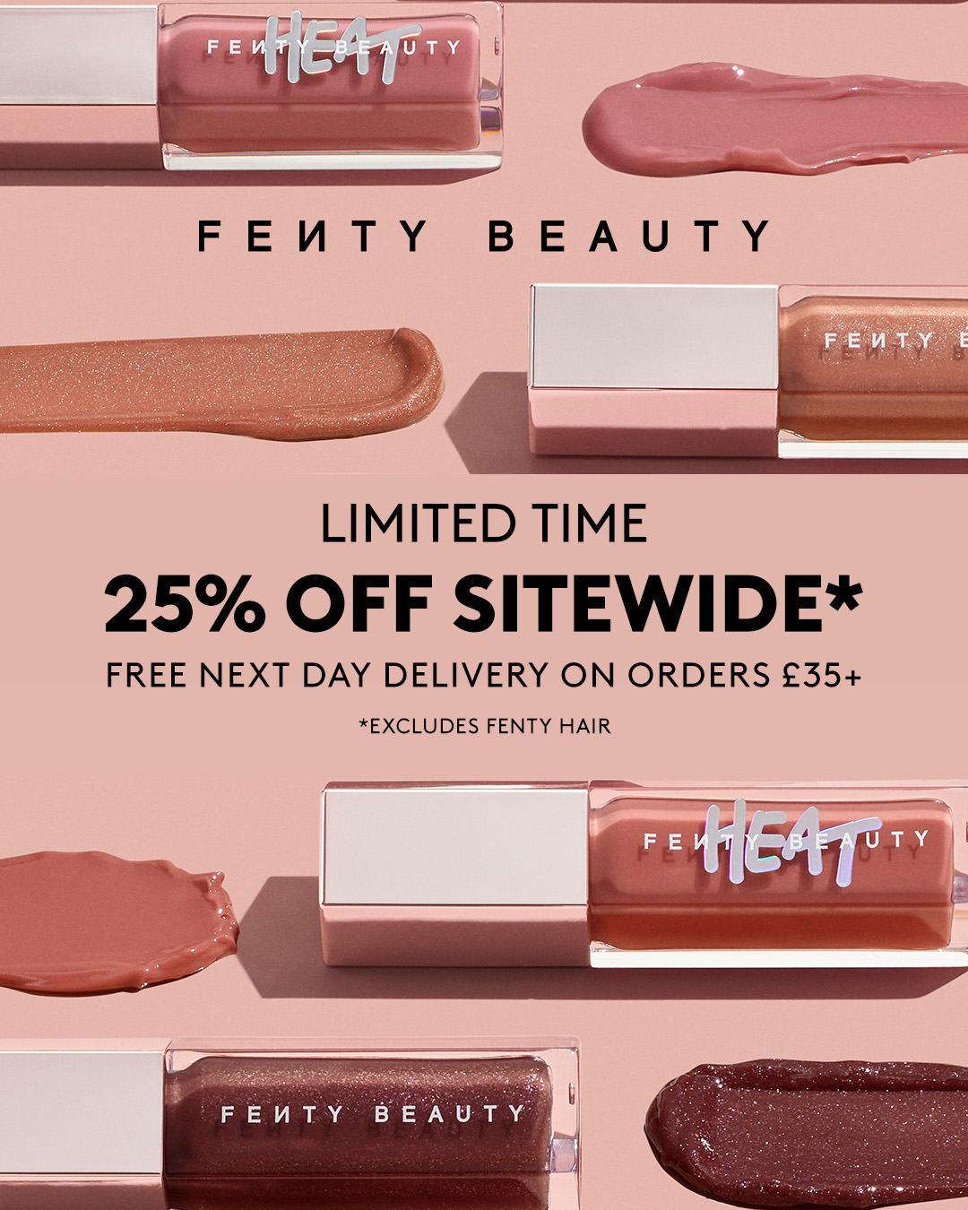 Fenty Beauty image ad — 25% OFF SITEWIDE — Gloss Bomb
