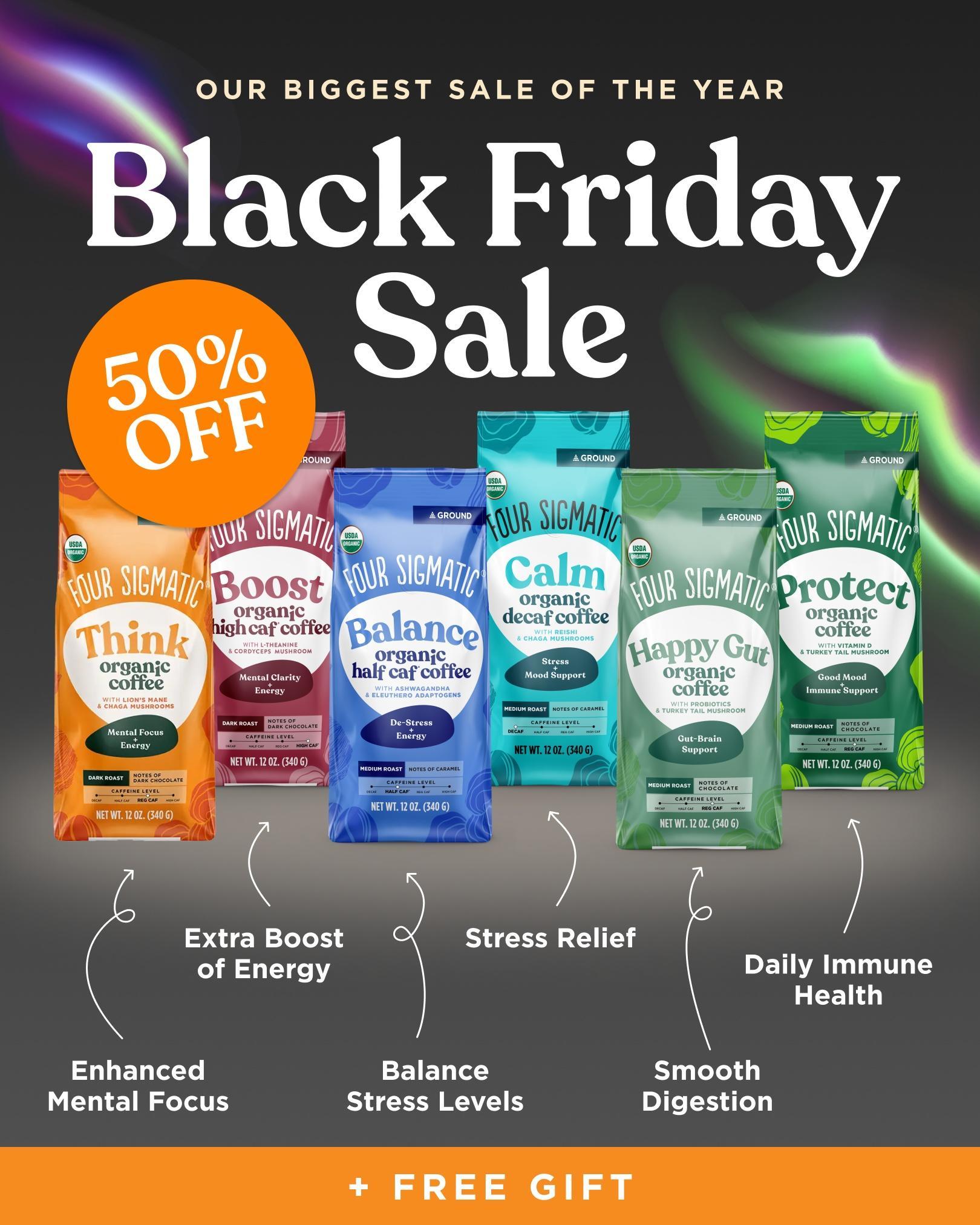 Four Sigmatic Black Friday ad