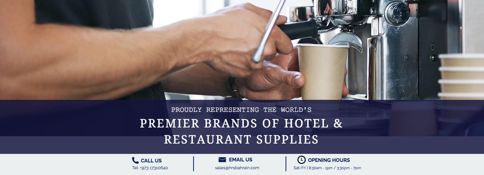 Hotel & Restaurant Supplies - HRS image ad example