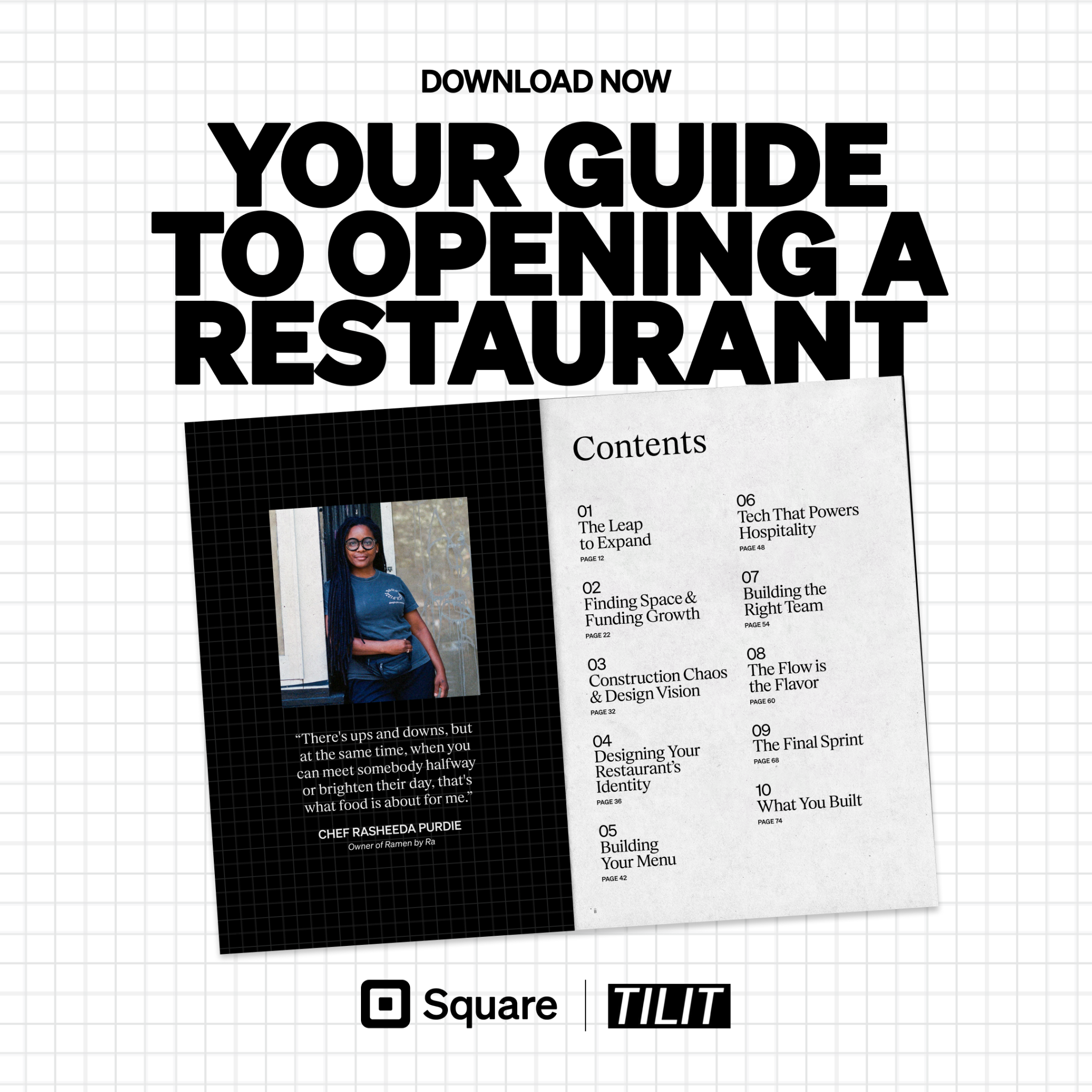Square image ad example