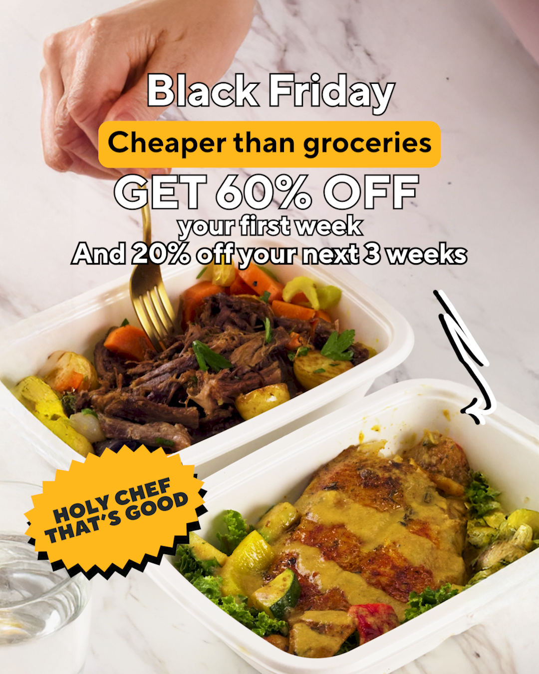 CookUnity Black Friday ad