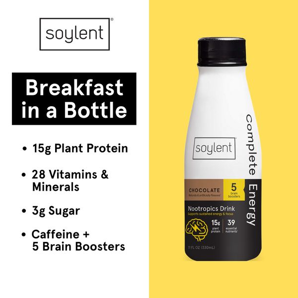 Soylent image ad — Fuel Mind & Body Checklist