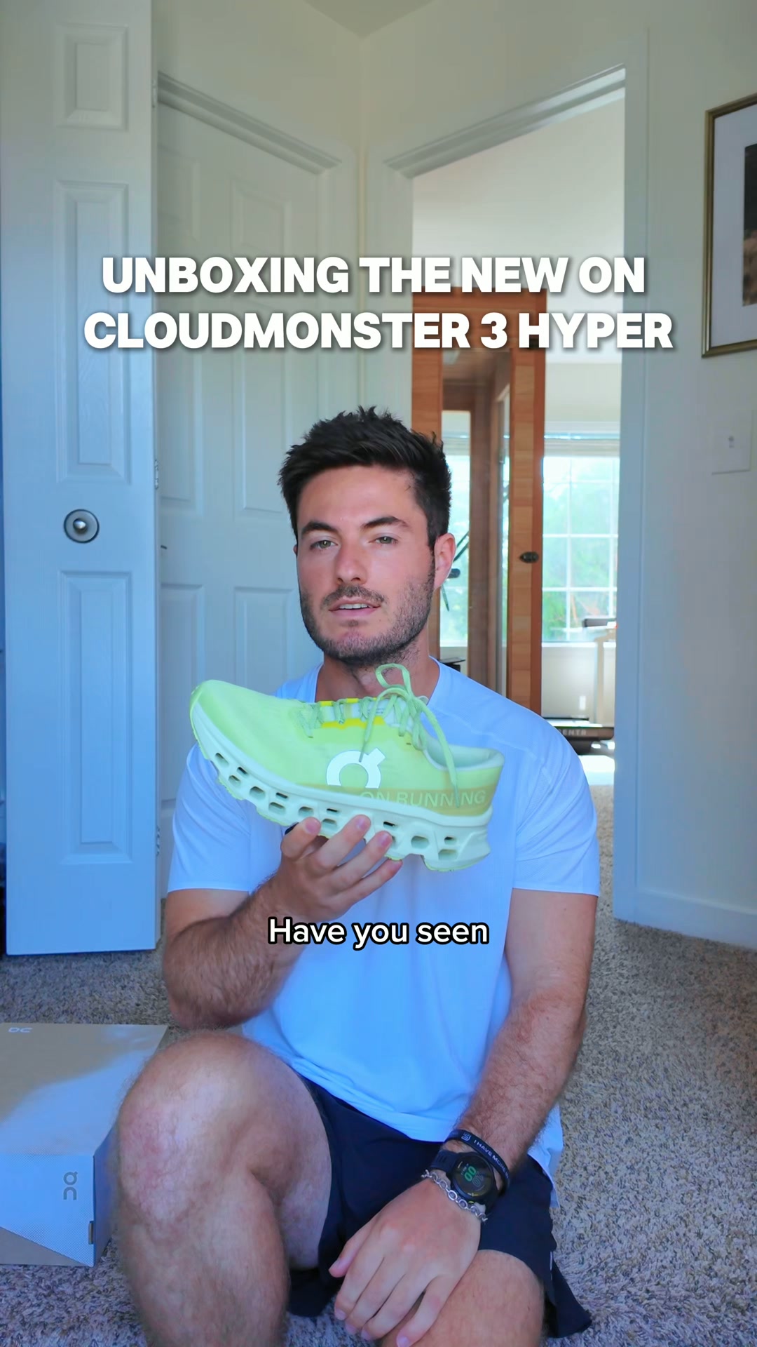 On video ad — Cloudmonster 3 Hyper Unboxing