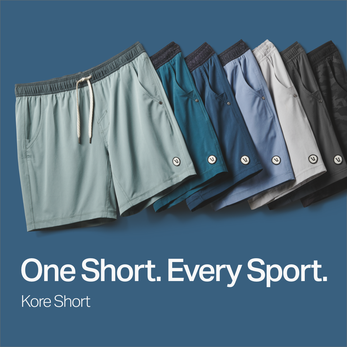 Vuori image ad — Kore Short — Anywhere, Everywhere Versatility