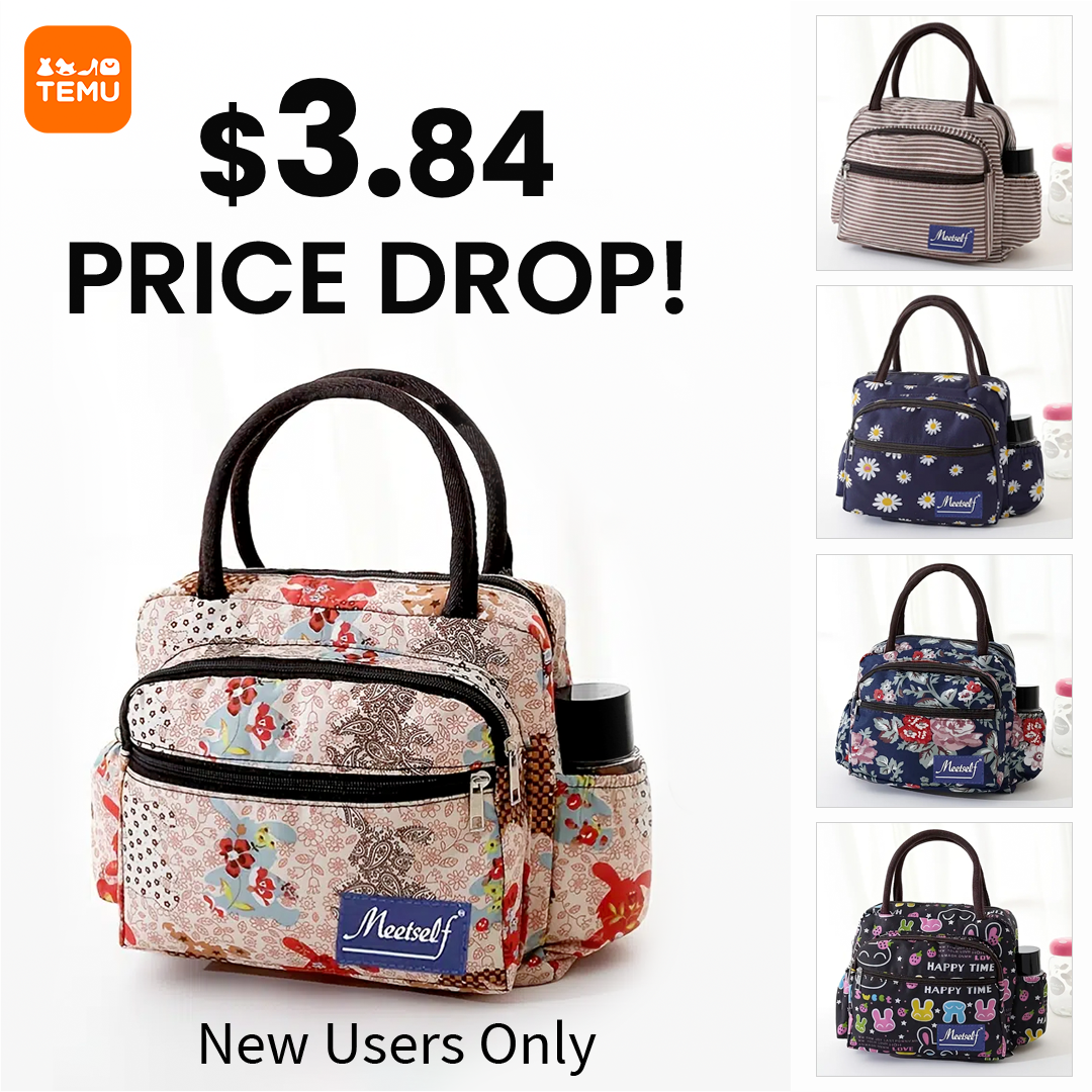 Temu image ad — Women's Clearance Bags Up to 90% Off