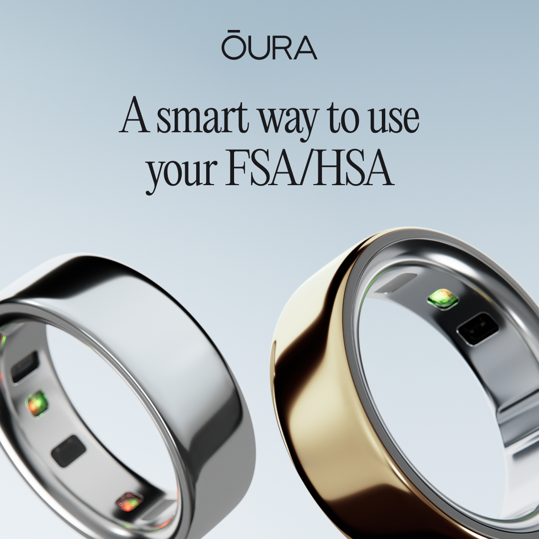 Oura Ring image ad — HSA/FSA Eligible