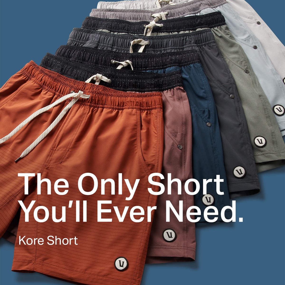 Vuori image ad — Kore Short — Built to Move