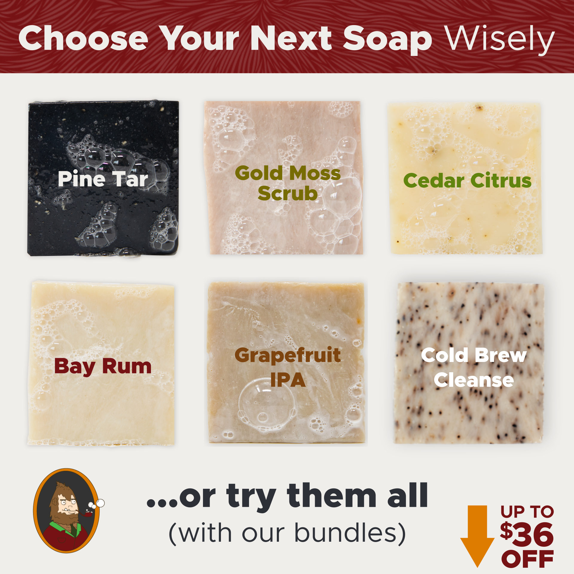 Dr. Squatch image ad — Gift Bundles — Man Soap