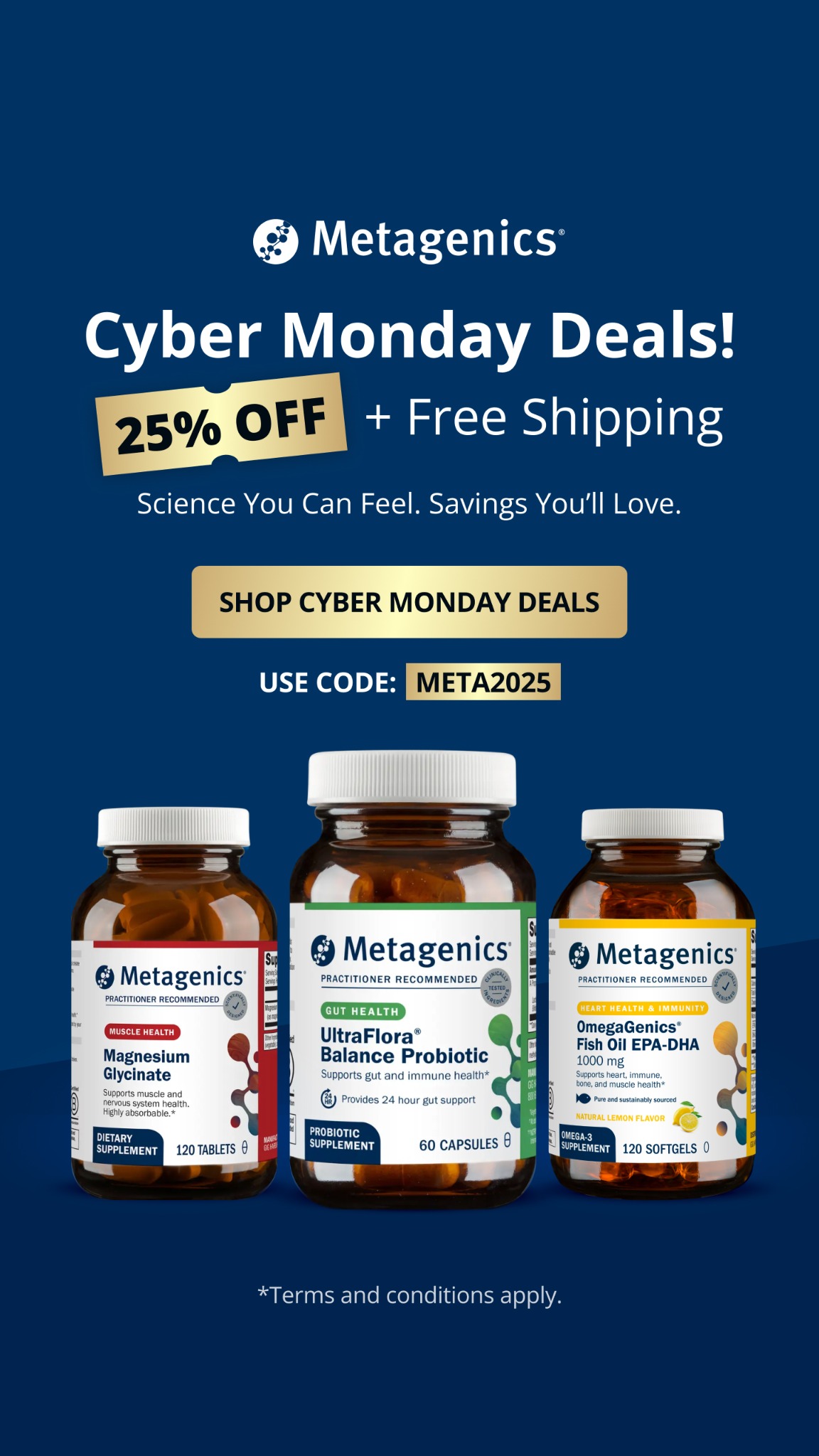 Metagenics Black Friday ad