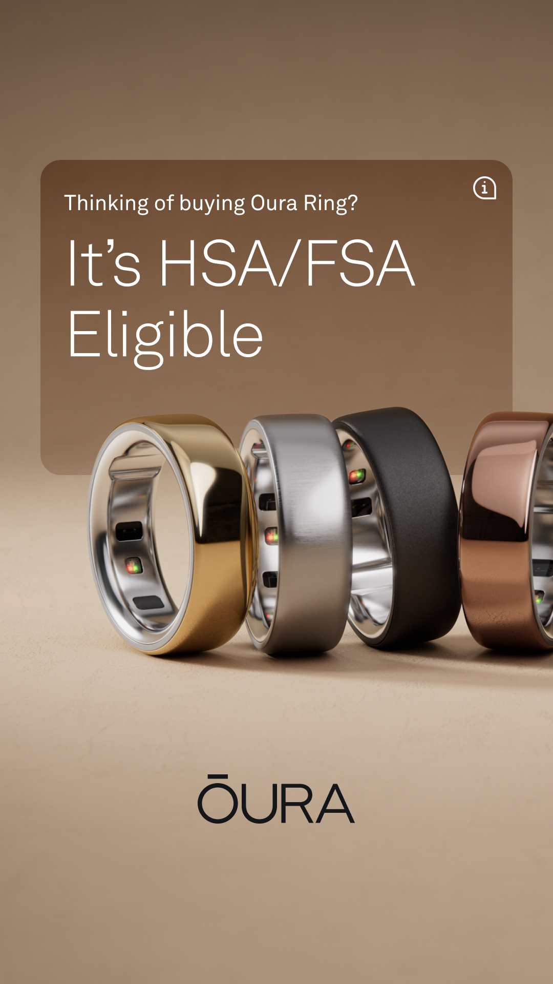 Oura Ring image ad — The Original Smart Ring