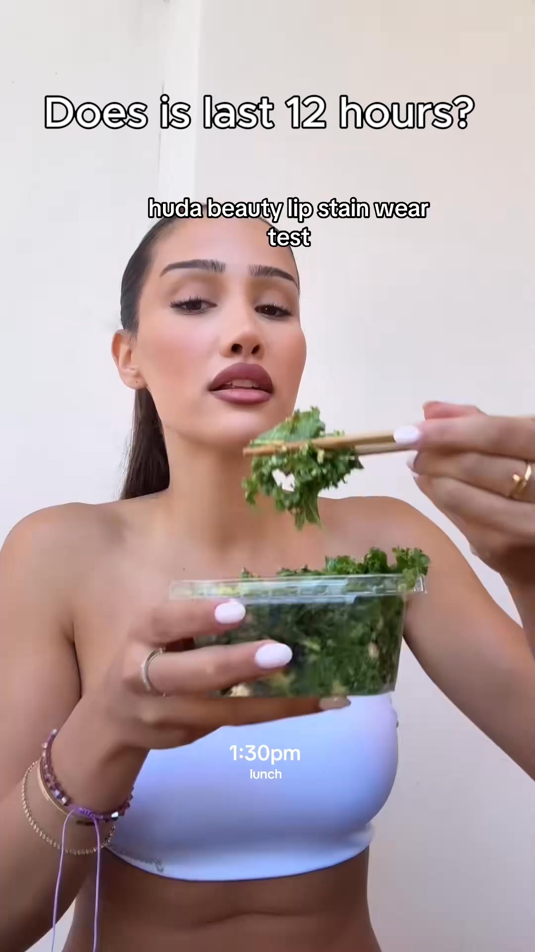 Huda Beauty video ad — 12HR Smudge-proof Wear