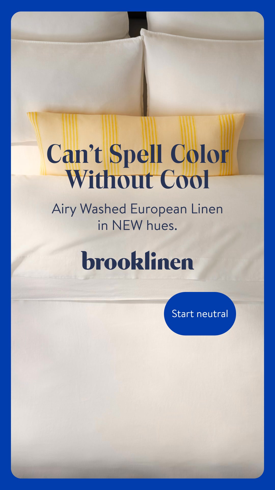 Brooklinen video ad — Our Most Cooling, Colorful Linen Yet