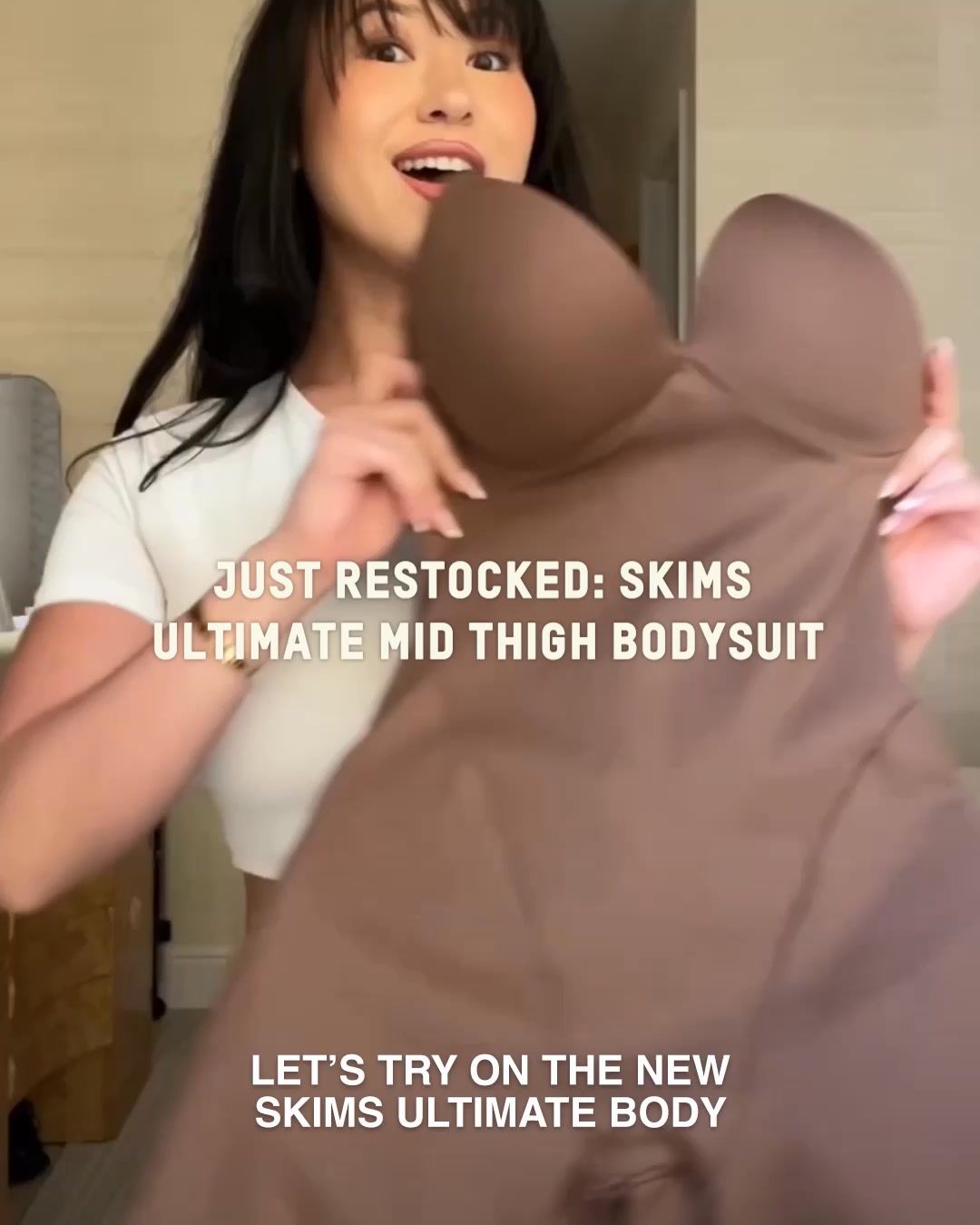 SKIMS video ad — Ultimate Body Shapewear Try-On