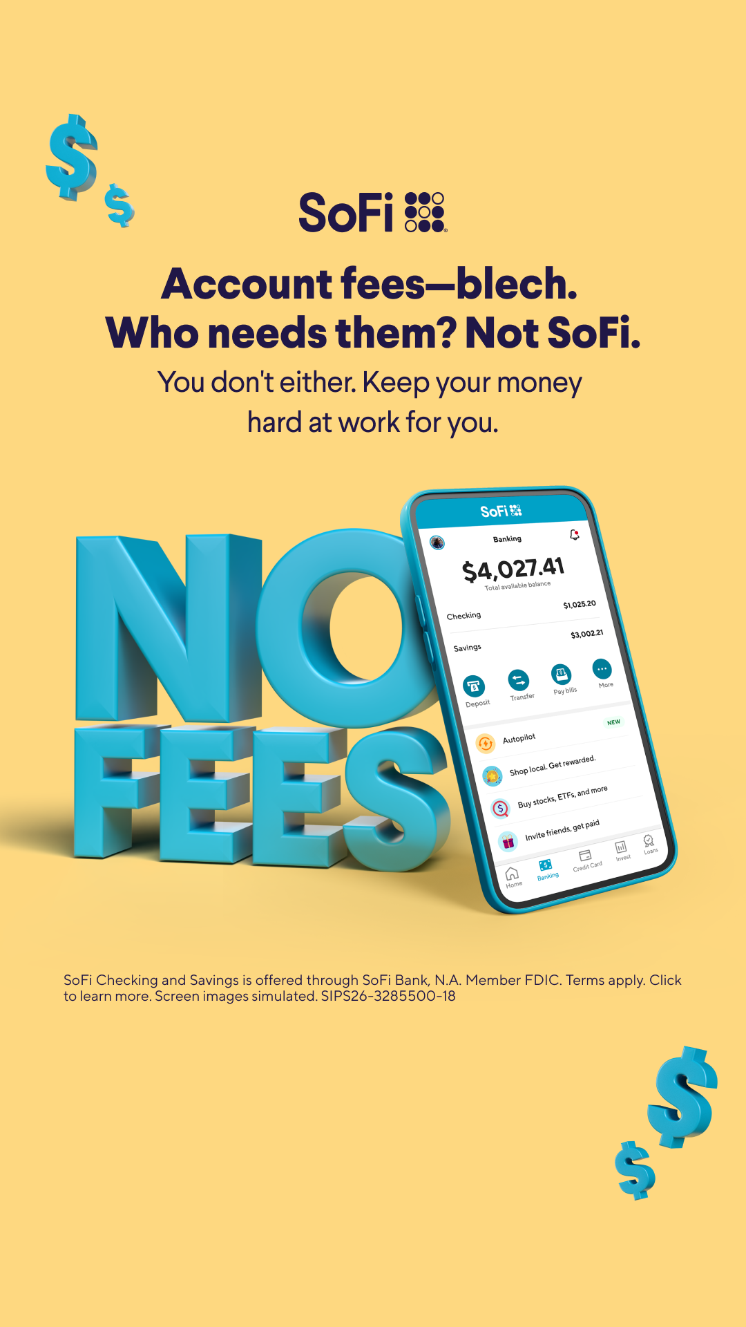 SoFi image ad example