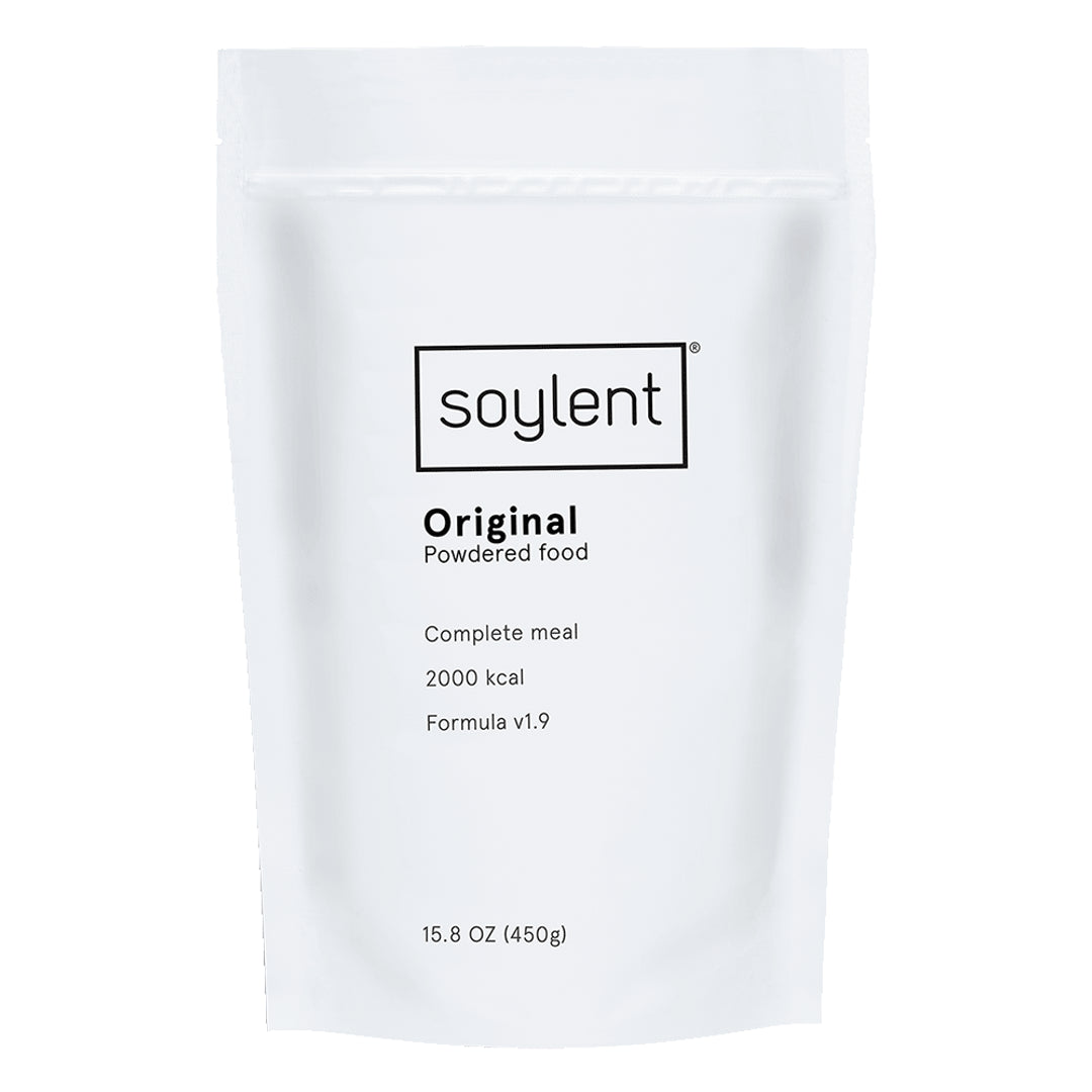 Soylent image ad — Optimal Nutrition — No Compromises