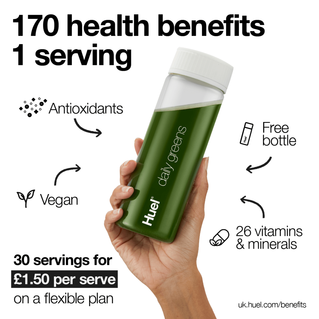 Huel image ad — A One-Way Ticket to a Healthier You