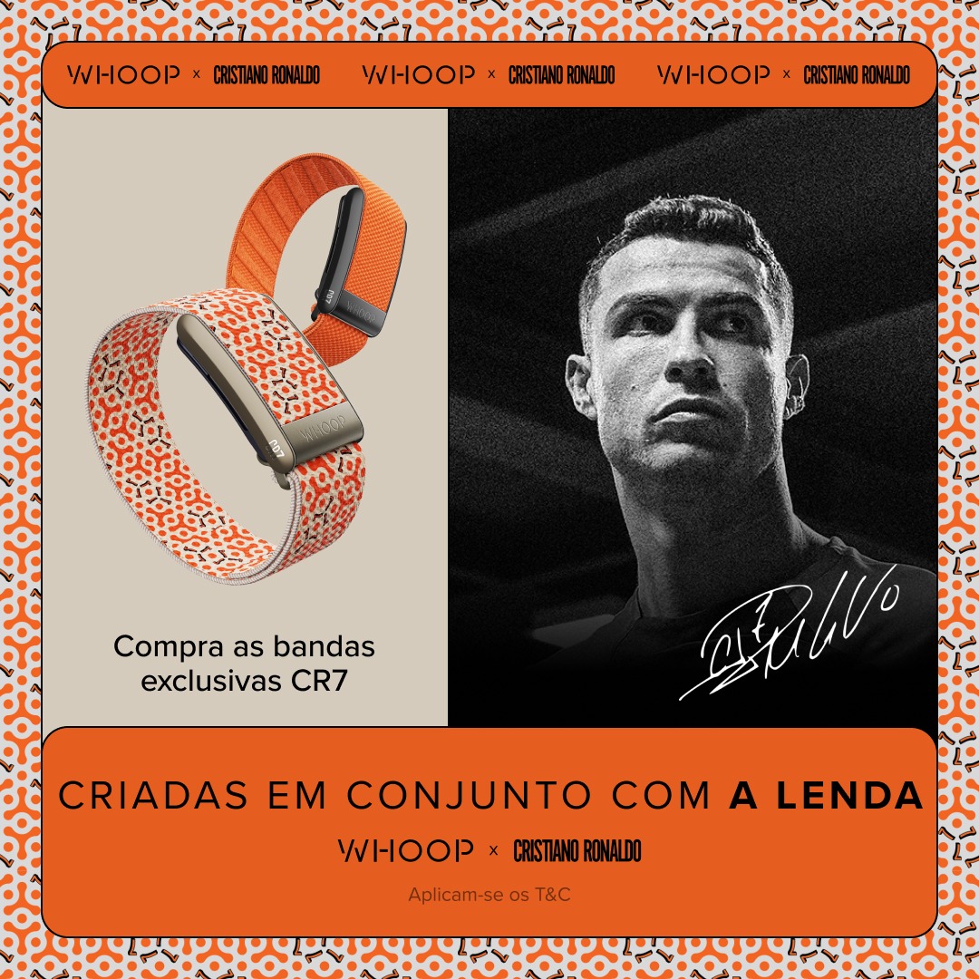 WHOOP image ad — WHOOP x CR7