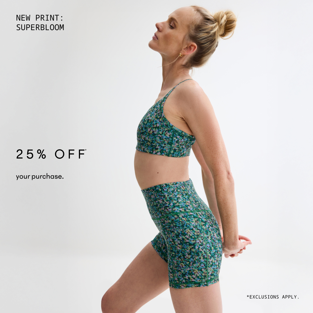 Athleta image ad — Superbloom Just Dropped