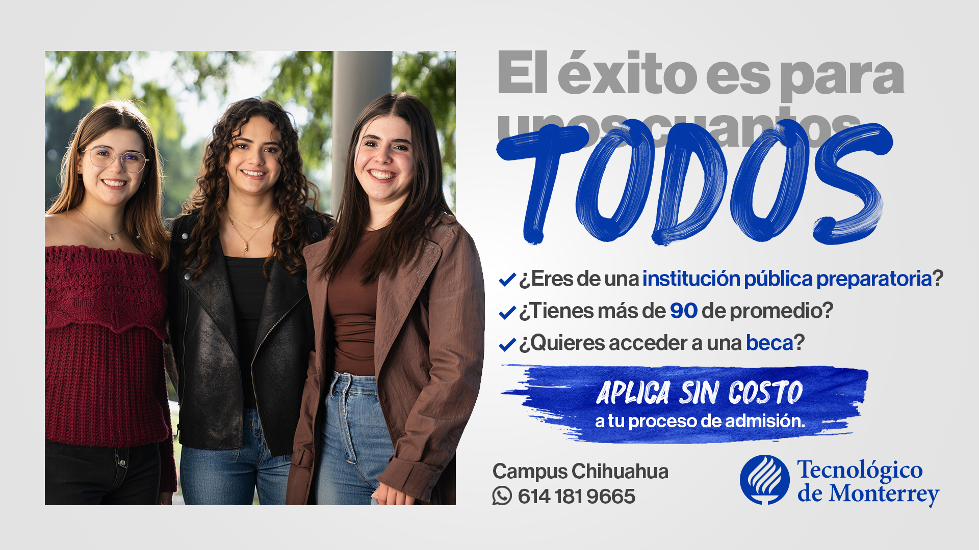 Tecnológico de Monterrey image ad example