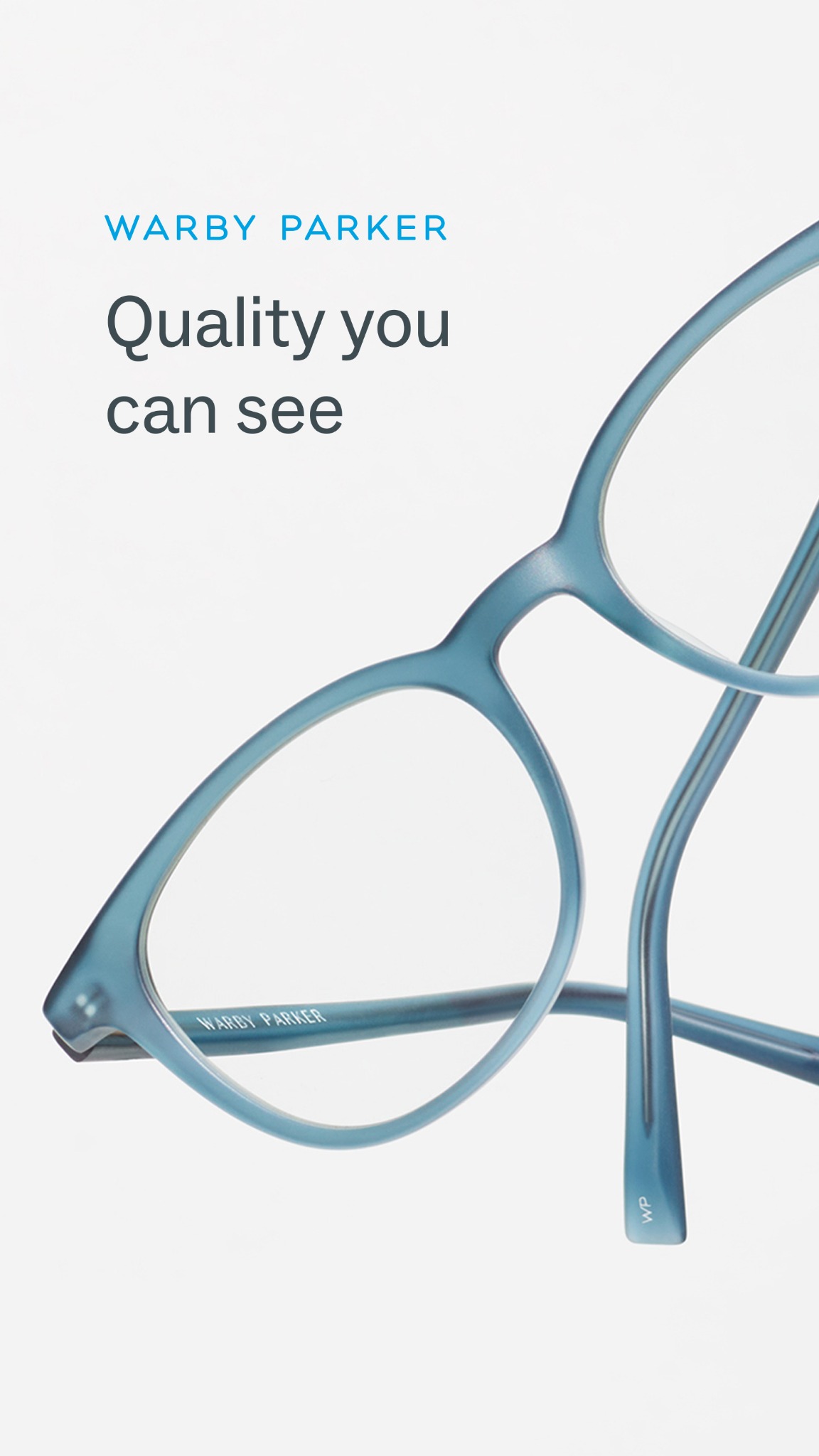 Warby Parker image ad — Find the Perfect Pair