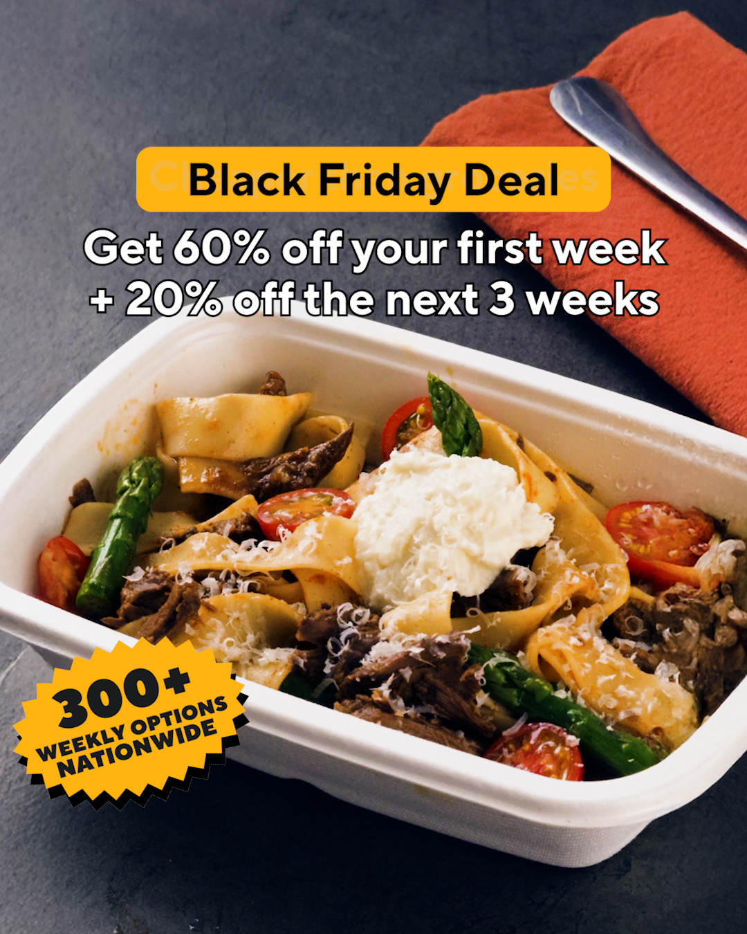 CookUnity Black Friday ad