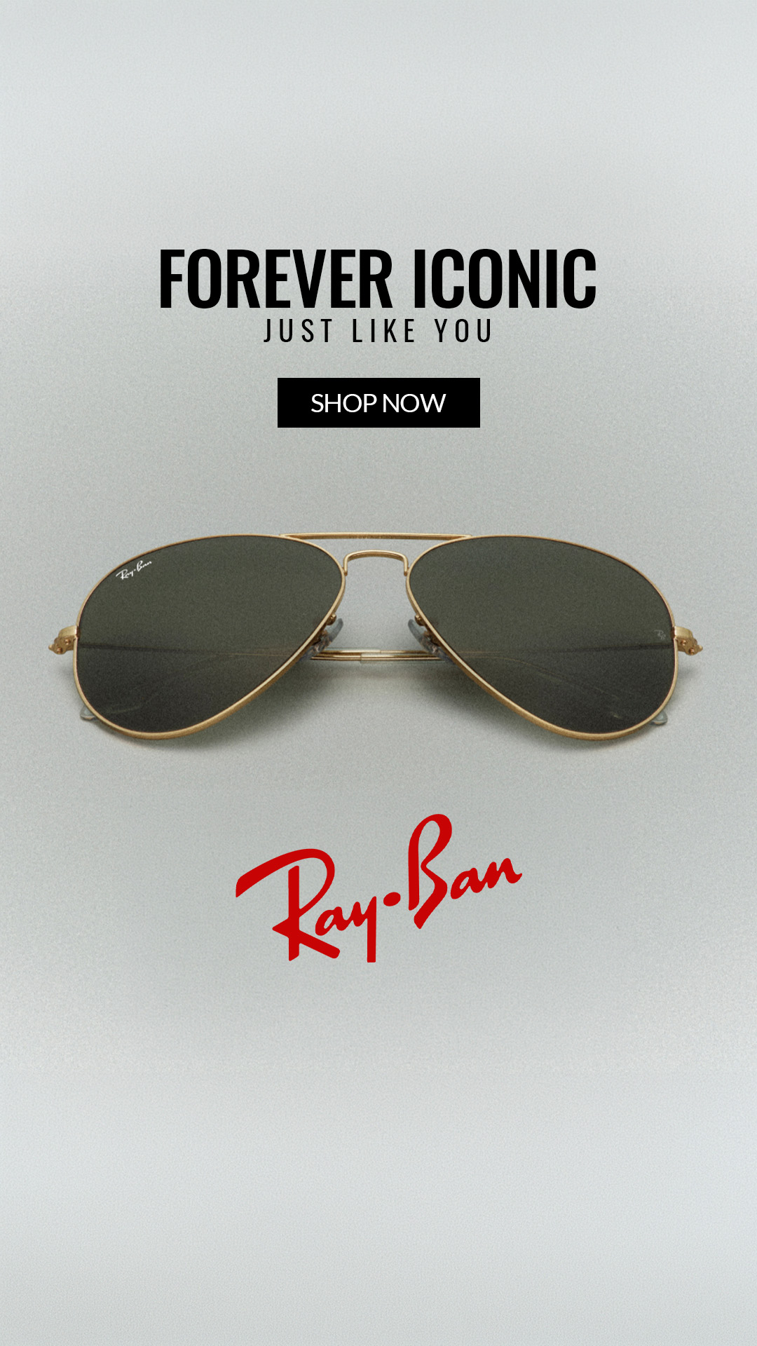 Ray-Ban image ad example