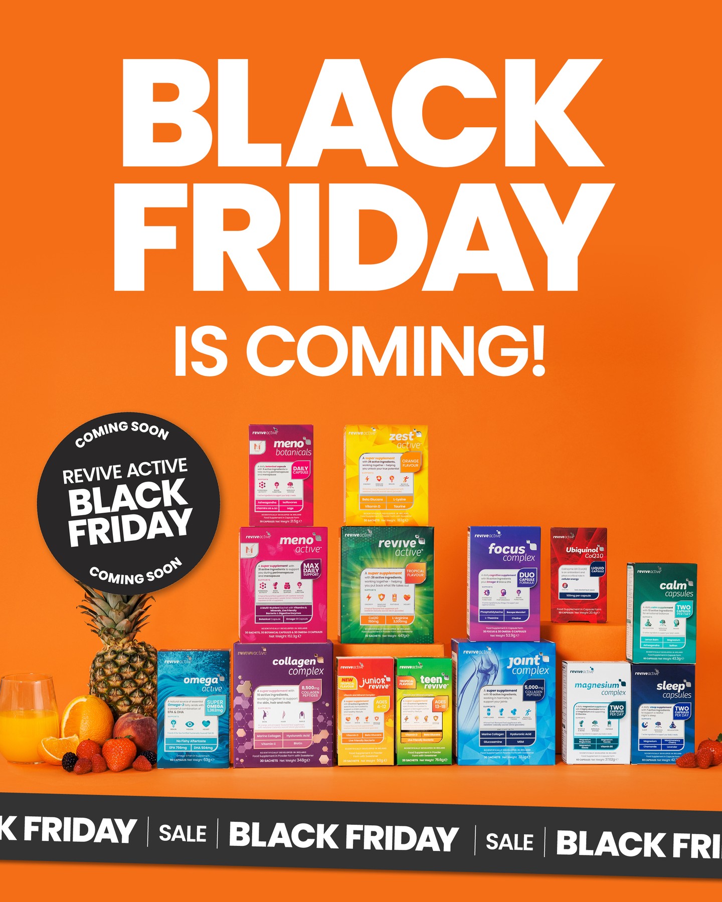 Revive Active Black Friday ad