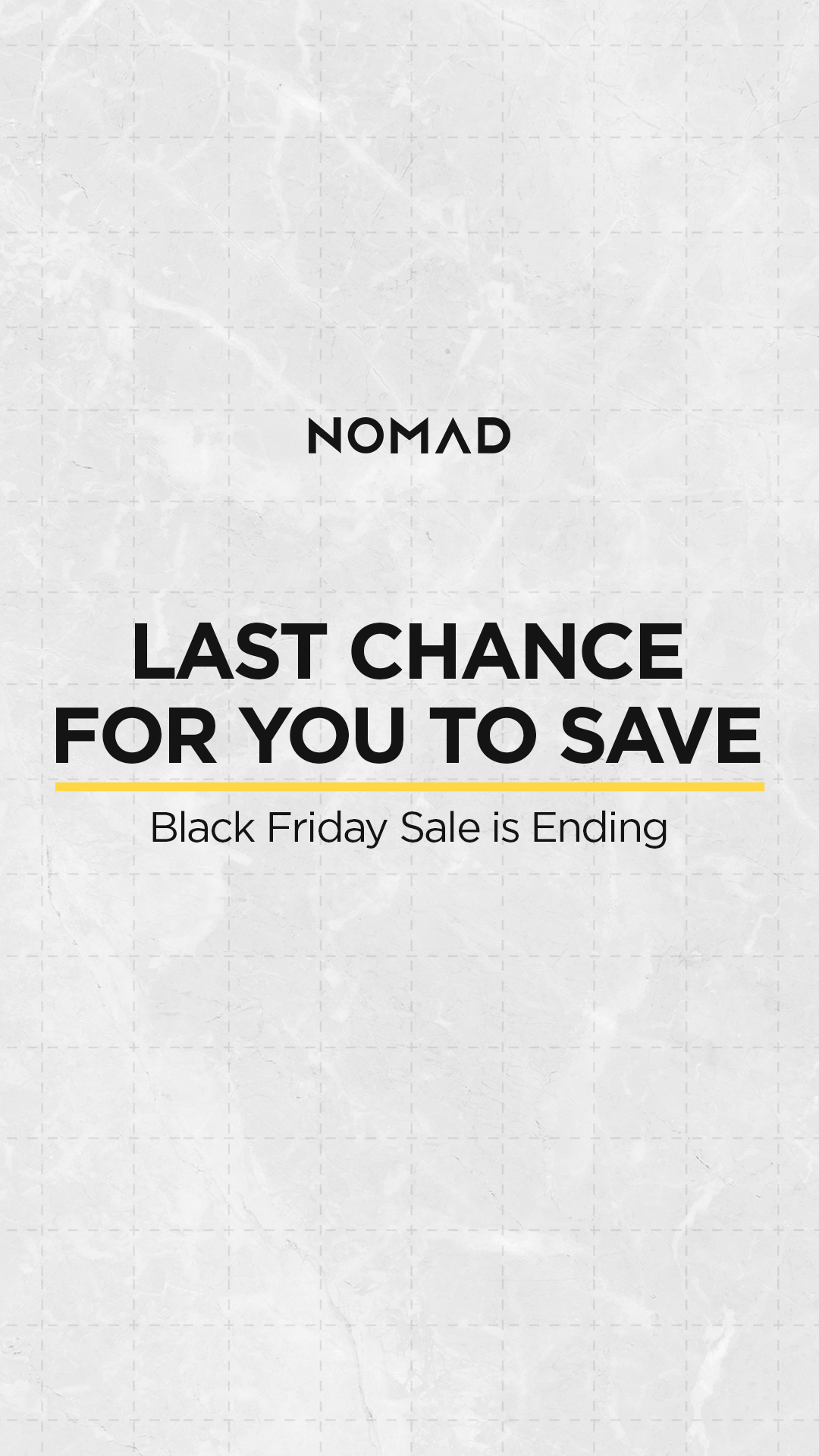 Nomad Black Friday ad