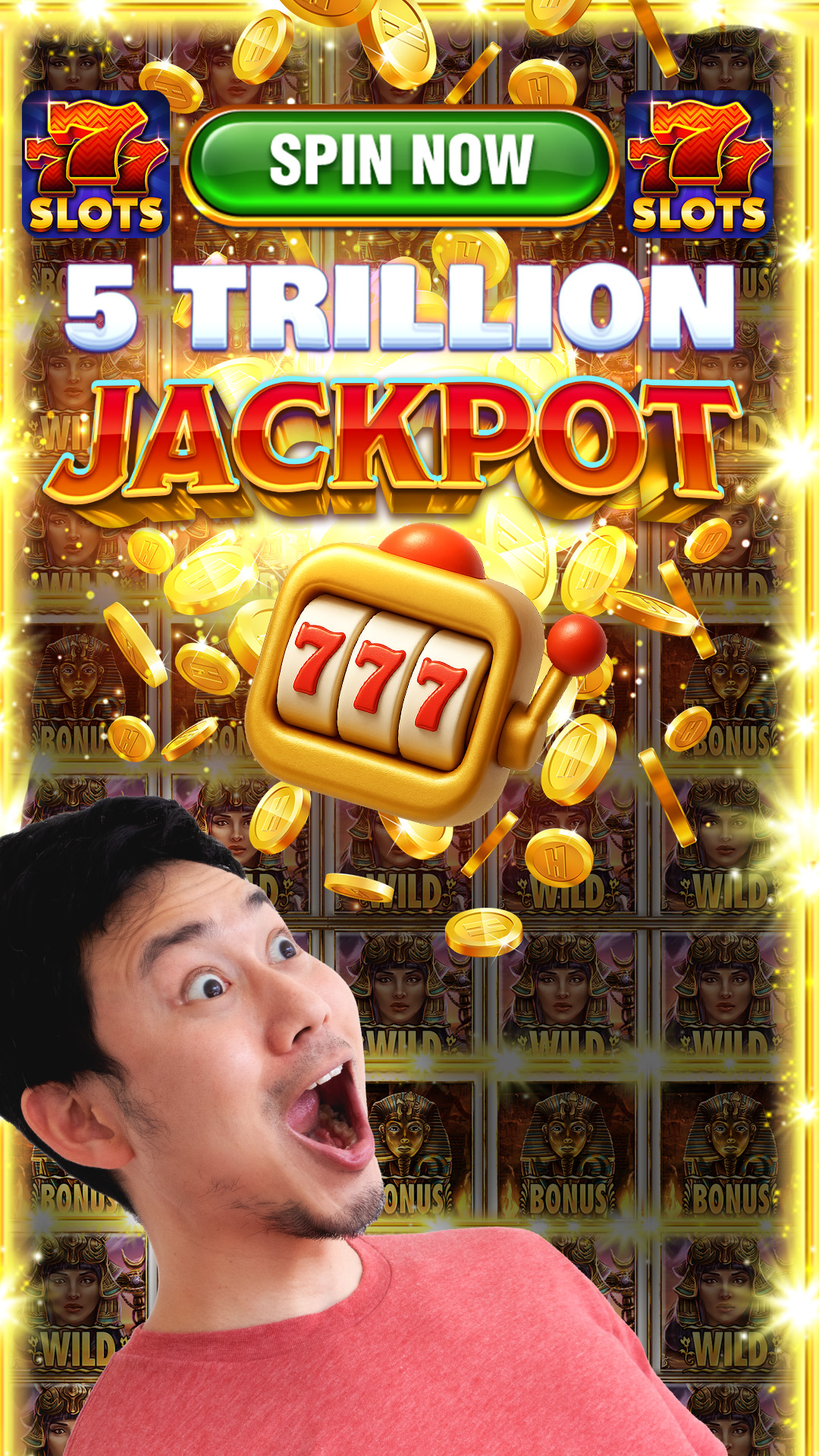 Huuuge Casino image ad example