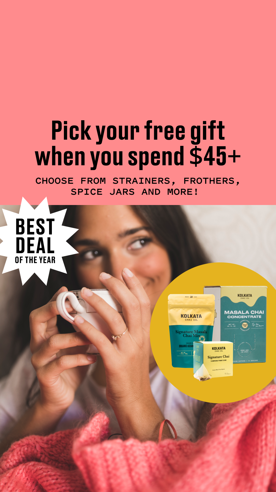 Kolkata Chai Co. Black Friday ad