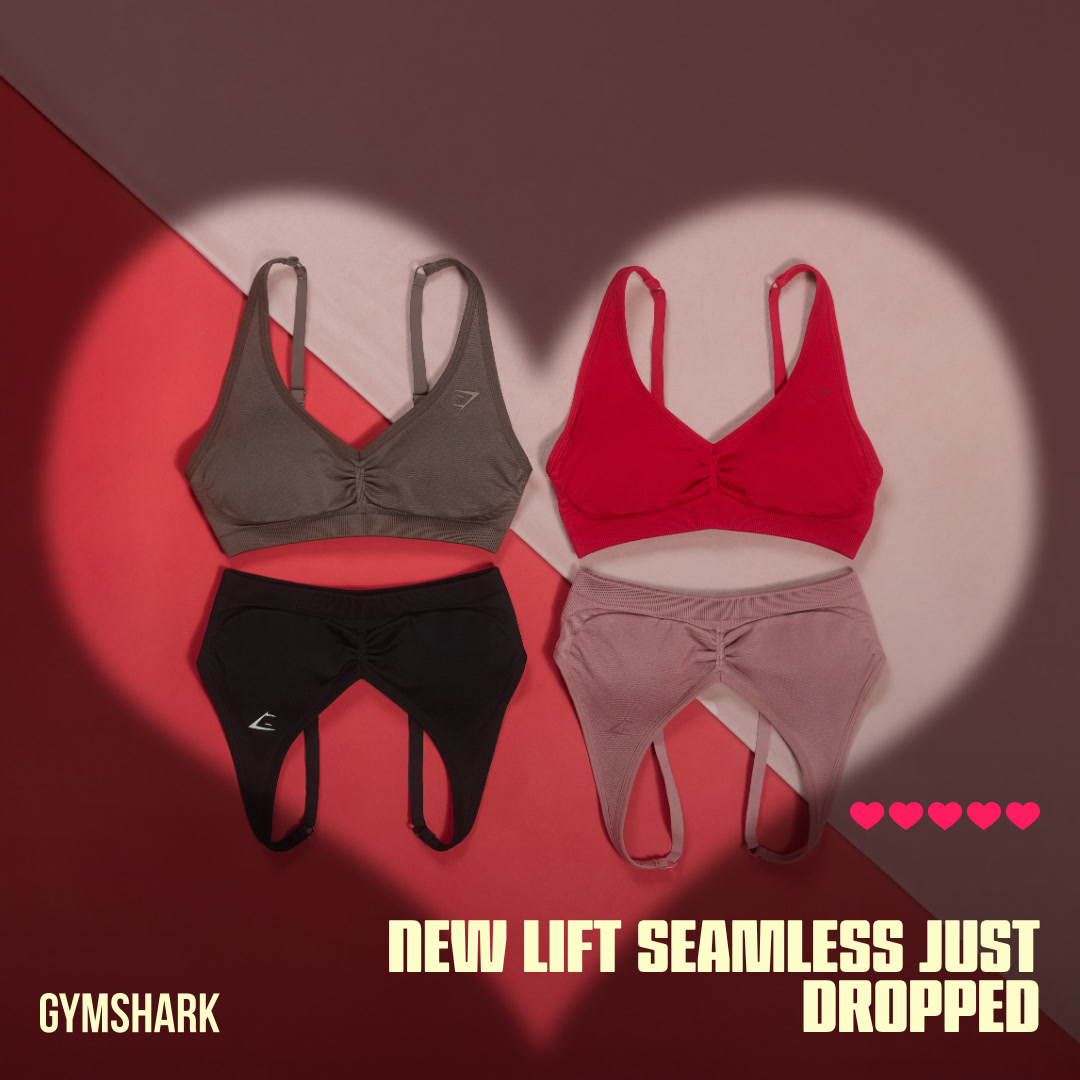 Gymshark image ad — NEW: Lift Seamless Collection