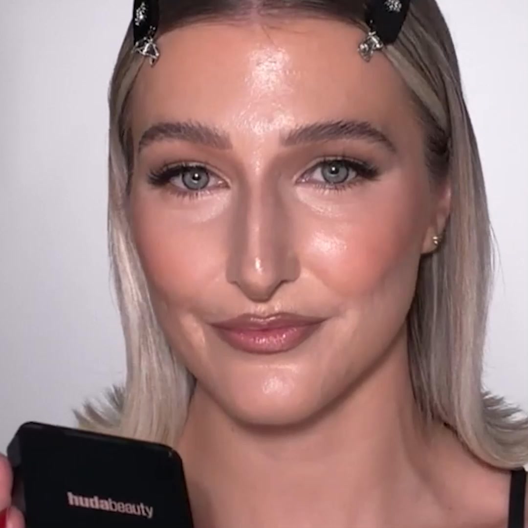 Huda Beauty video ad — Shine-Free. Filter-Smooth.