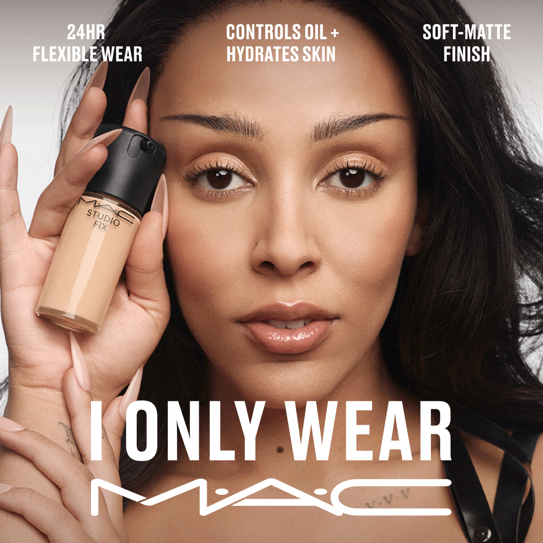 M·A·C Cosmetics video ad — SHOP STUDIO FIX FLUID SPF 15