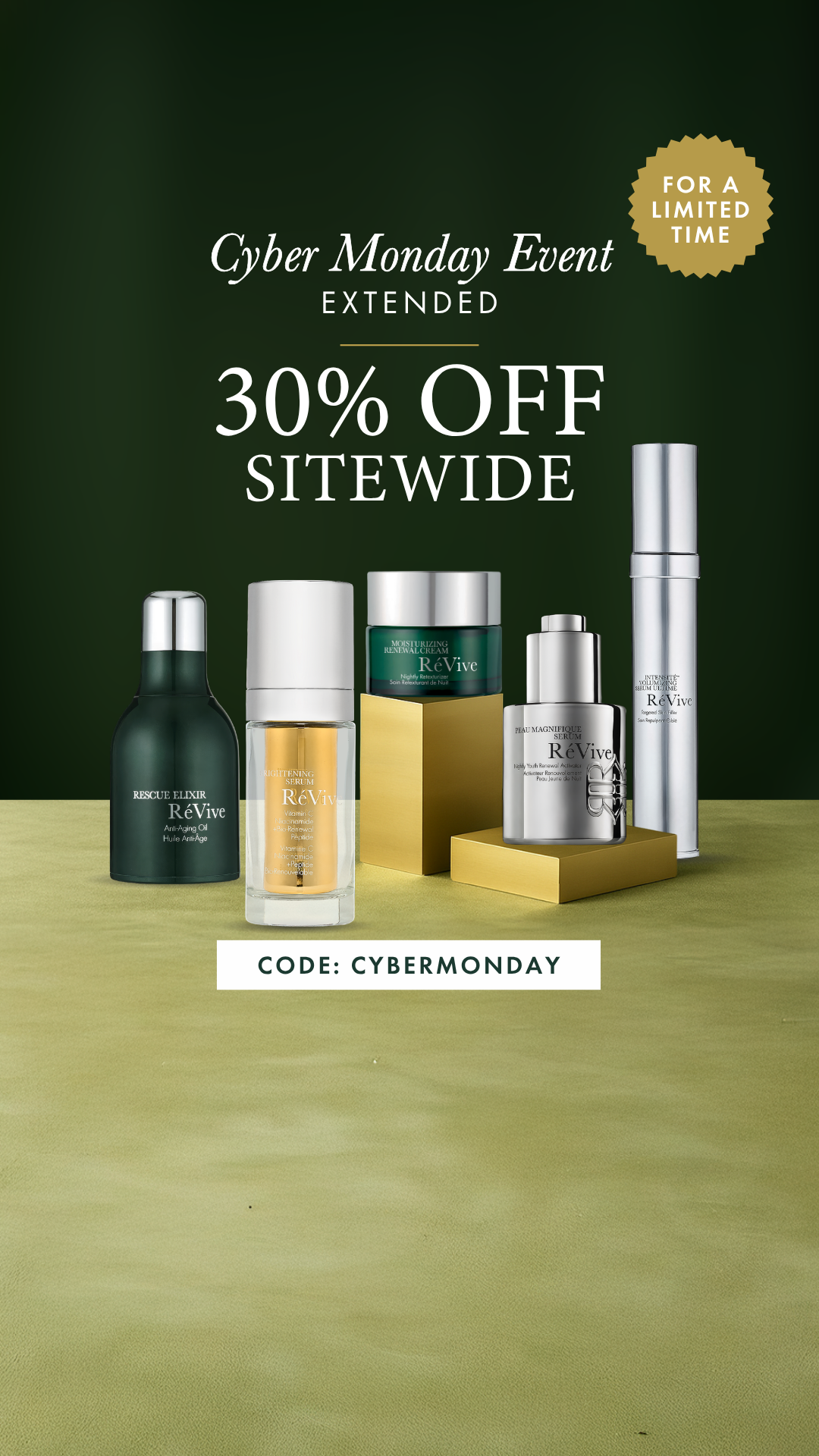 ReVive Skincare Black Friday ad