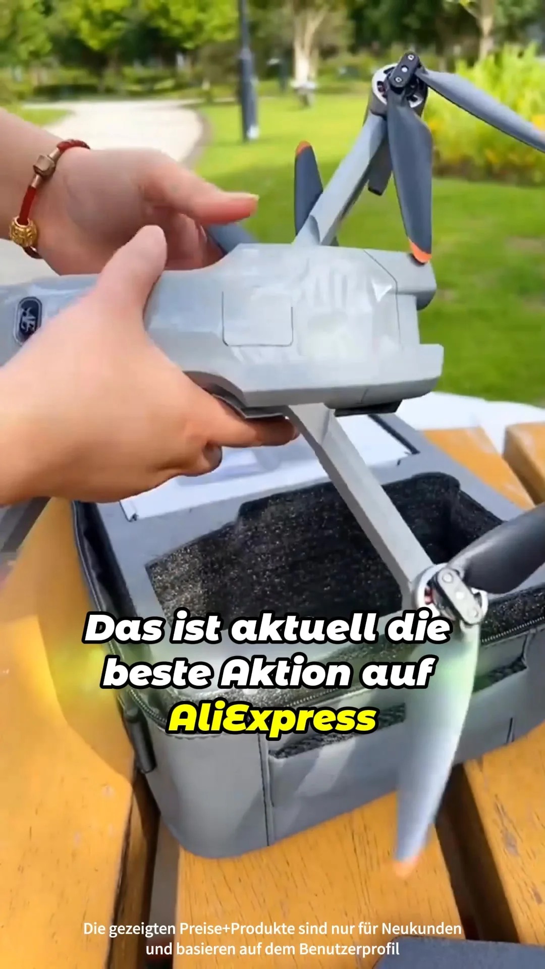 AliExpress video ad — Drone From AliExpress Unboxed