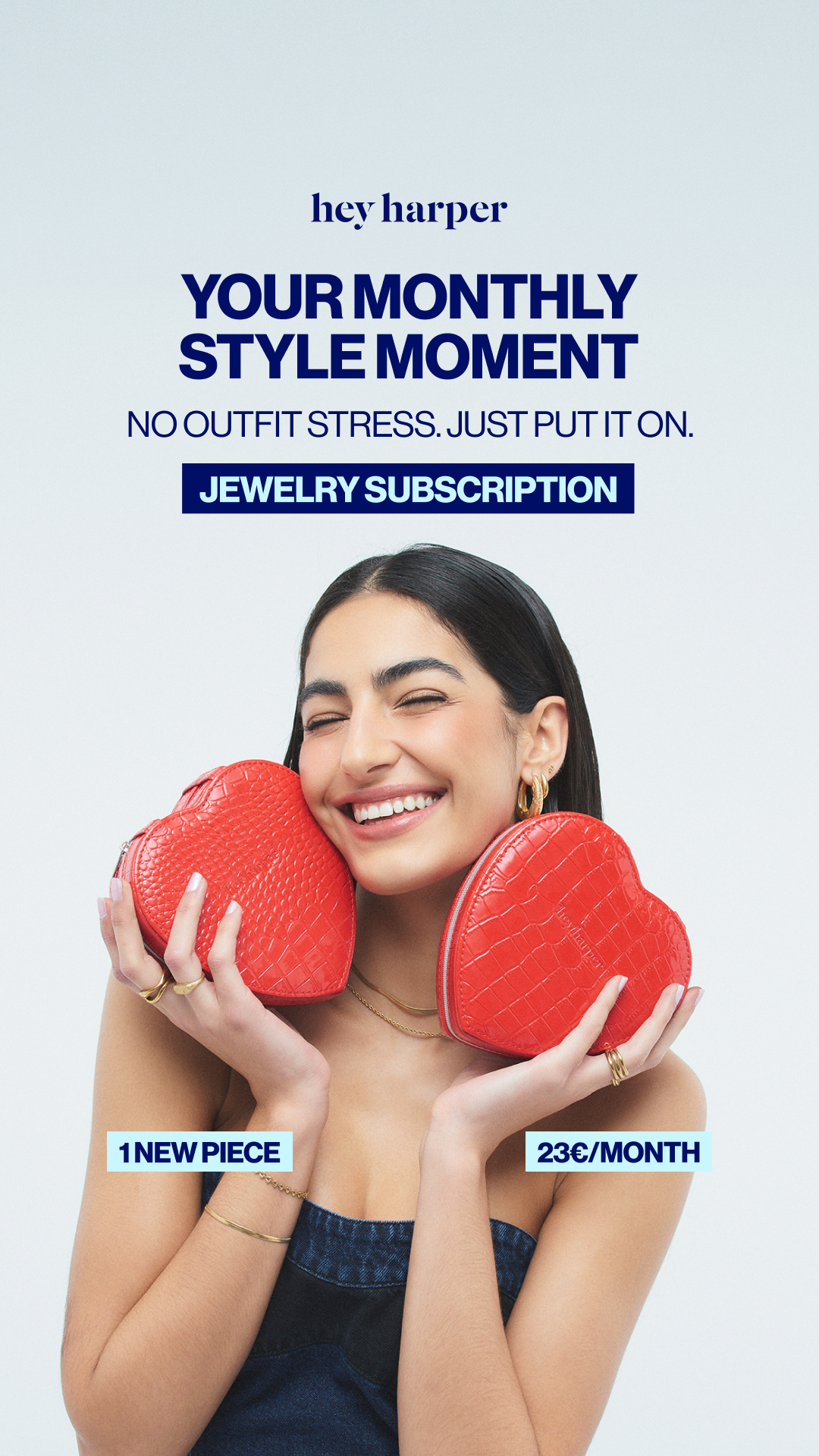 Hey Harper image ad example